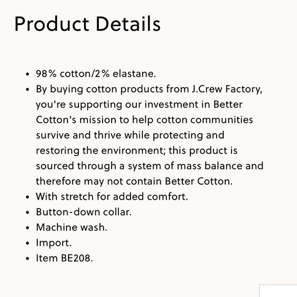 J. Crew Men's Gingham Flex Long Sleeve Button Down Slim Cut Shirt Peach/White L - Picture 9 of 10